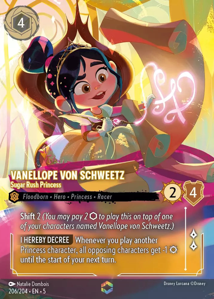 Set 5-206 | Vanellope von Schweetz - Sugar Rush Princess | Enchanted ...