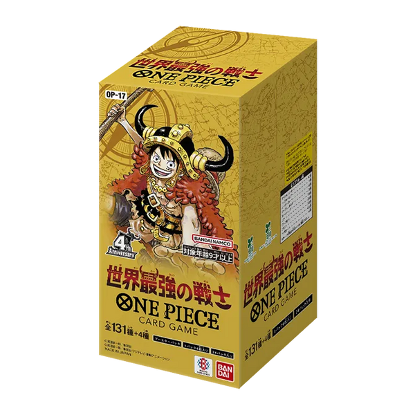 OP-17 ONE PIECE CARD GAME 最強的戰士 補充盒 booster box
