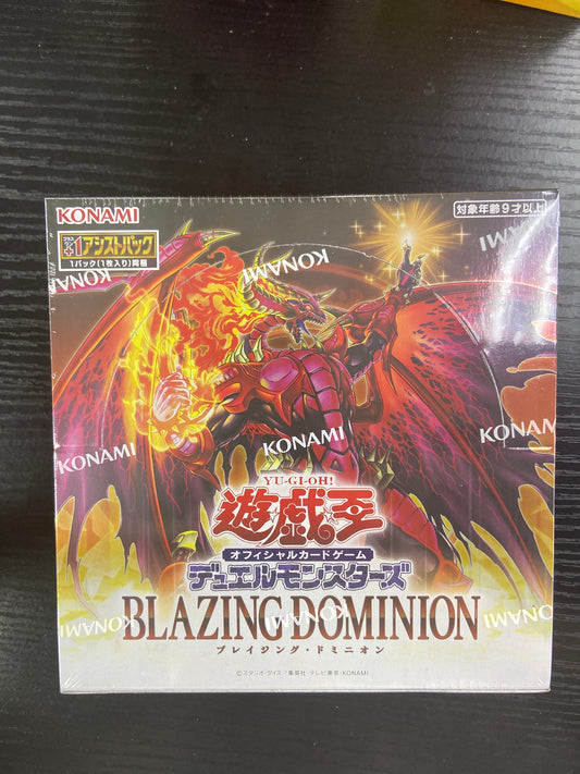 J YGO BOOSTER BOX BLAZING DOMINION 1304