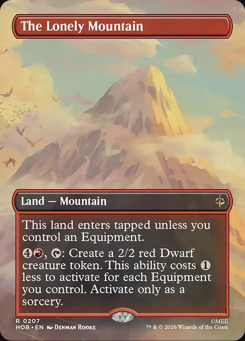 HOB-207 The Lonely Mountain (Borderless) | Rare (EN)