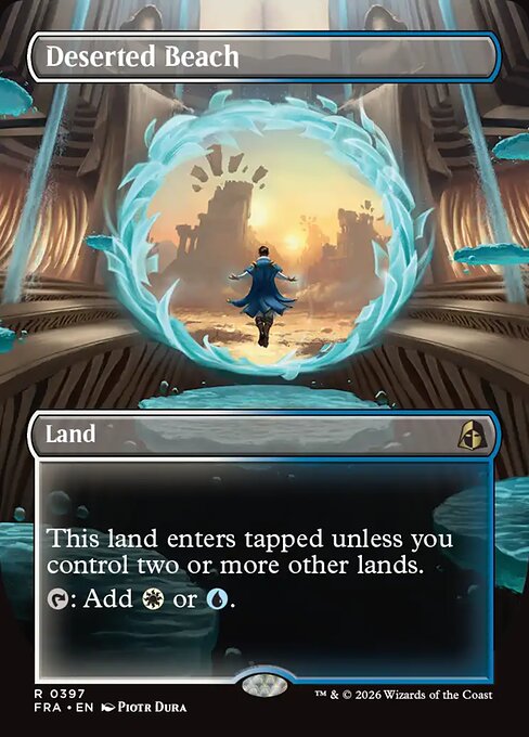 FRA-397 Deserted Beach (Borderless) | Rare (EN)