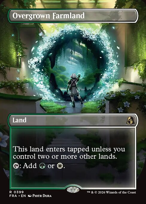 FRA-399 Overgrown Farmland (Borderless) | Rare (EN)
