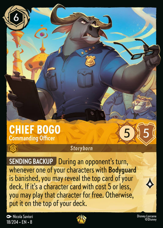 Set 8-018 | Chief Bogo - Commanding Officer | Legendary