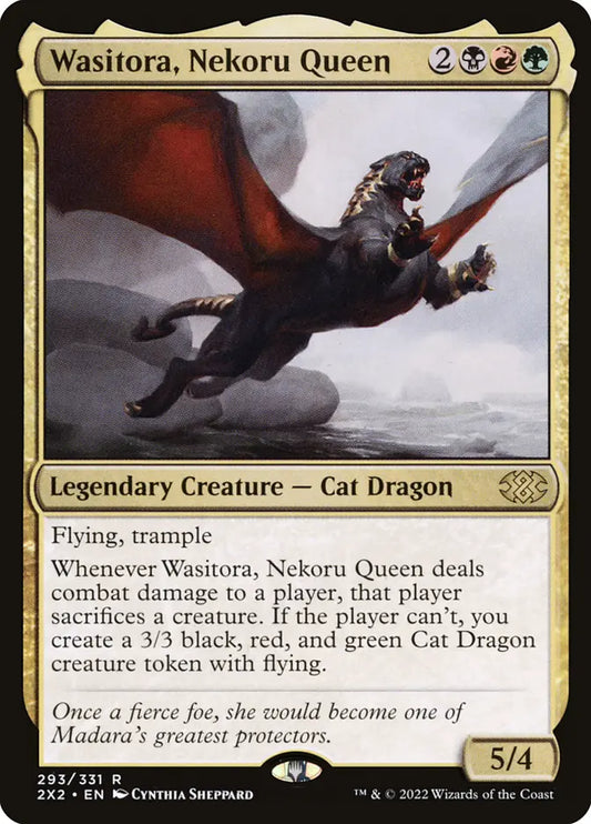 2X2-0293 | Wasitora, Nekoru Queen | EN  | - | Non-Foil