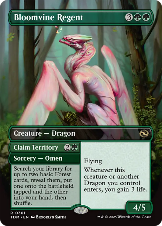 TDM-381 Bloomvine Regent // Claim Territory (Borderless) | Rare (EN)