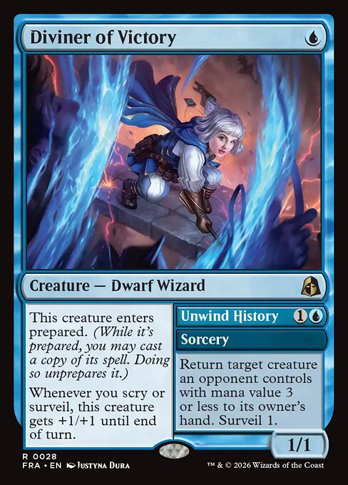 FRA-028 Diviner of Victory // Unwind History | Rare (EN)