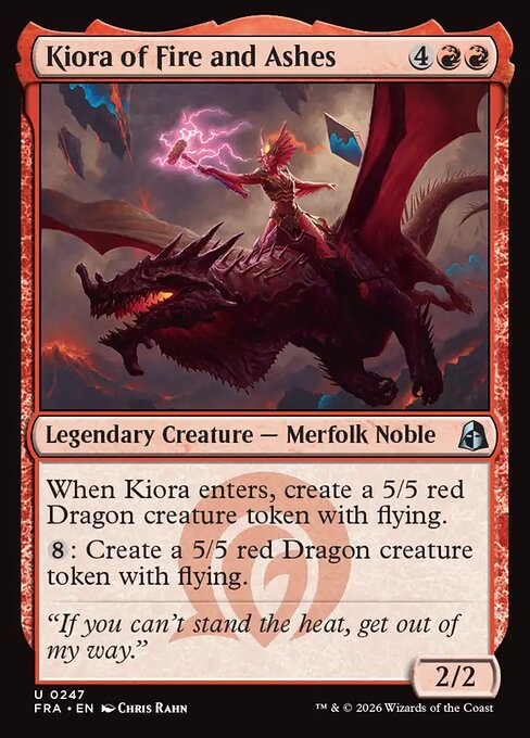 FRA-247 Kiora of Fire and Ashes | Uncommon (EN)