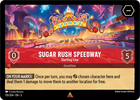Set 5-135 | Sugar Rush Speedway - Starting Line | Rare