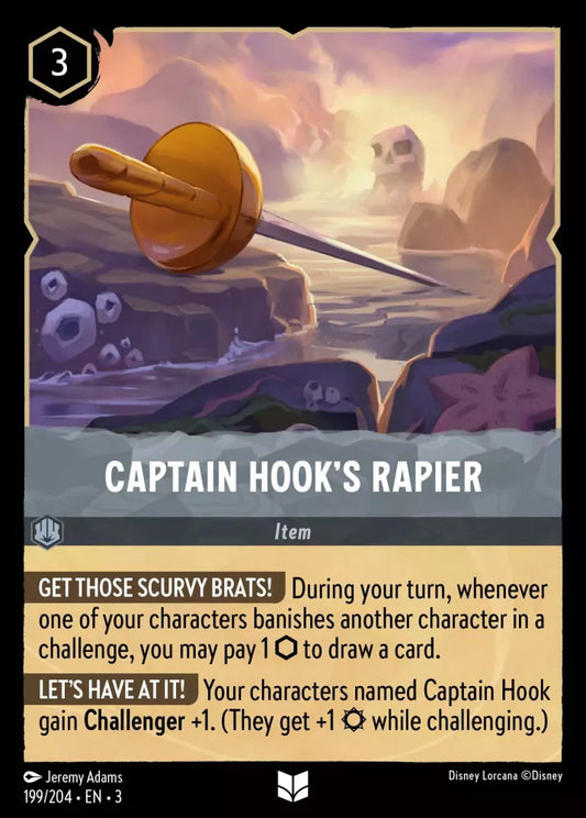 Set 3-199 | Captain Hook's Rapier | Uncommon