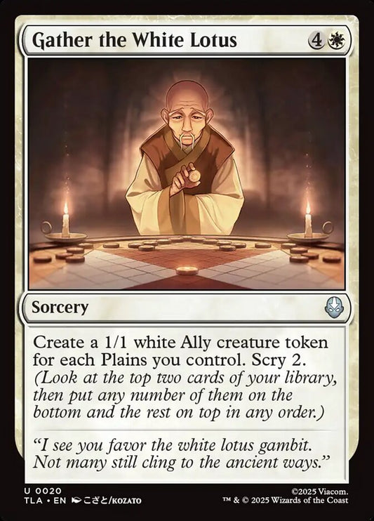 TLA-0020 | Gather the White Lotus | EN  | - | Foil