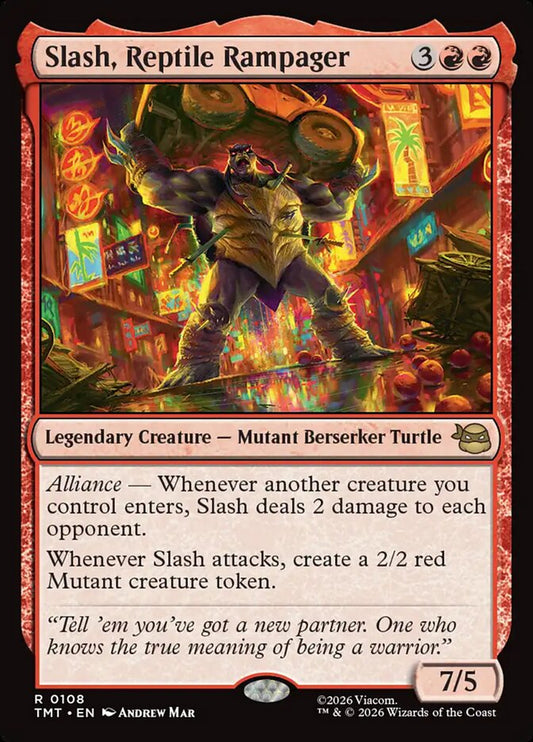 TMT-0108 | Slash, Reptile Rampager | EN  | - | Foil