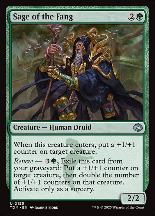 TDM-0155 | Sage of the Fang | EN  | - | Foil
