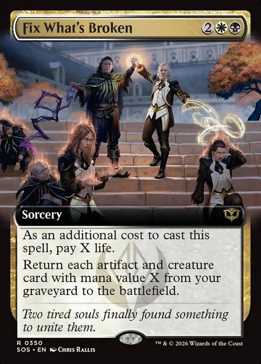 SOS-350  Fix What's Broken -EN- R (Non-Foil)