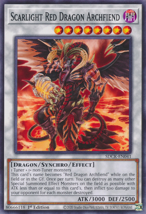 CR11-AE016 | Scarlight Red Dragon Archfiend(紅惡魔龍 右痕) | UTR