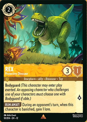 Set12-010 | Rex – Protective Dinosaur | Rare | Non-Foil
