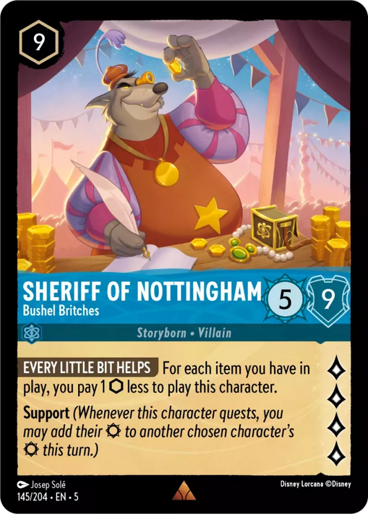Set 5-145 | Sheriff of Nottingham - Bushel Britches | Rare