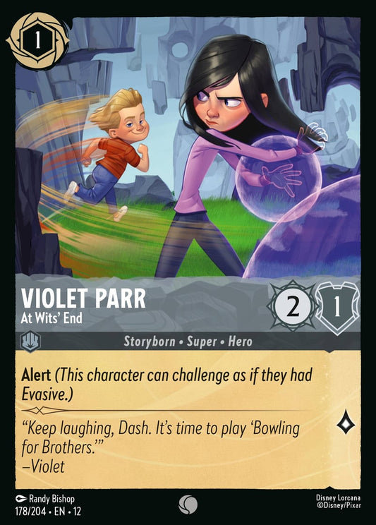 Set12-178 | Violet Parr – At Wits' End | Common | Non-Foil