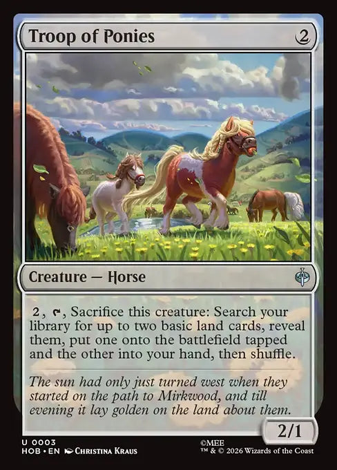 HOB-003 Troop of Ponies | Uncommon (EN)