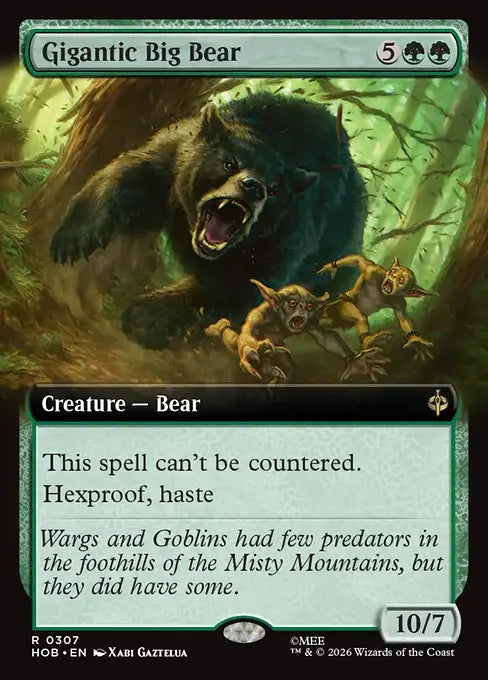 HOB-307 Gigantic Big Bear (Extended Art) | Rare (EN)