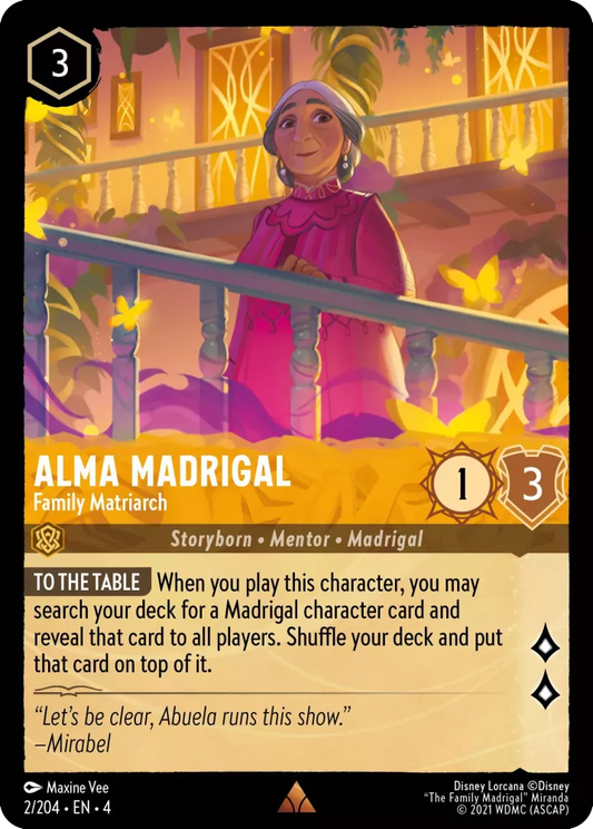 Set 4-002 | Alma Madrigal - Family Matriarch | Rare