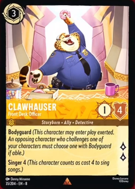 Set 8-035 | Clawhauser - Front Desk Officer | Rare