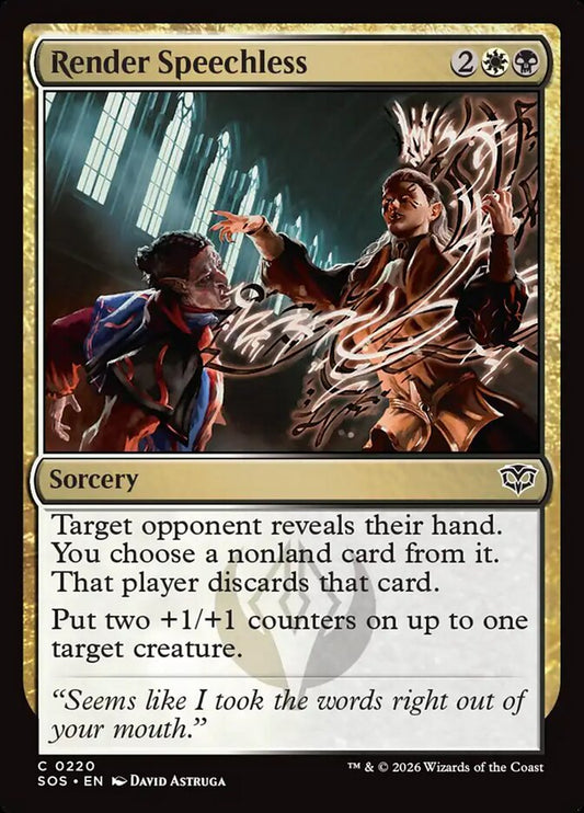SOS-220 Render Speechless -EN- C (Foil)