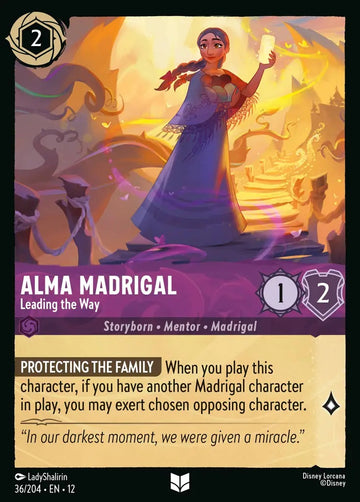 Set12-036 | Alma Madrigal – Leading the Way | Uncommon | Foil