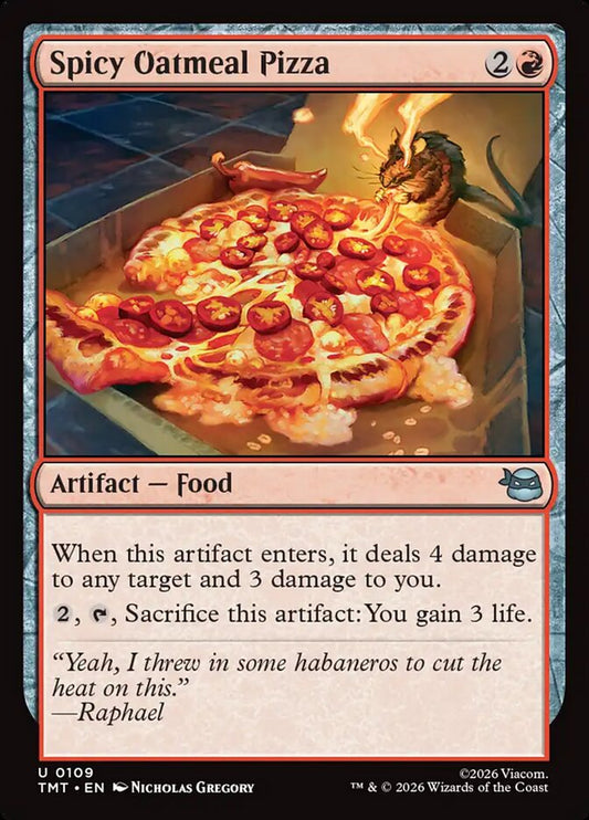 EN | Spicy Oatmeal Pizza| Foil| TMT-109