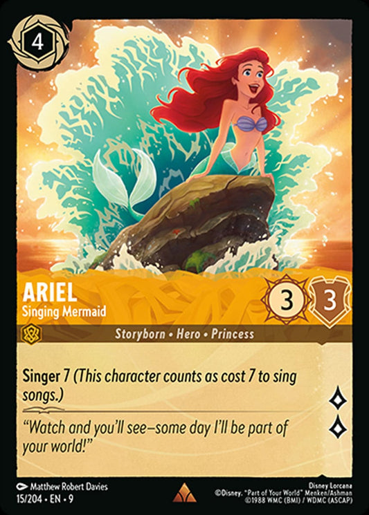 Set 9-015 | Ariel - Singing Mermaid | Rare