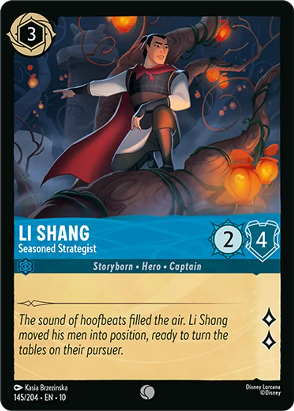 Set 10-145 | Li Shang - Seasoned Strategist | Common