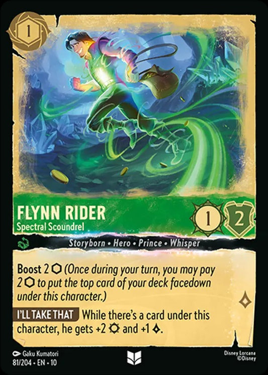 Set 10-081 | Flynn Rider - Spectral Scoundrel | Uncommon