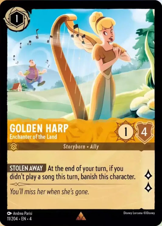 Set 4-011 | Golden Harp - Enchanter of the Land | Rare