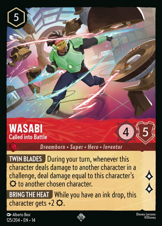 Set 14-125 Wasabi - Called into Battle | Super Rare