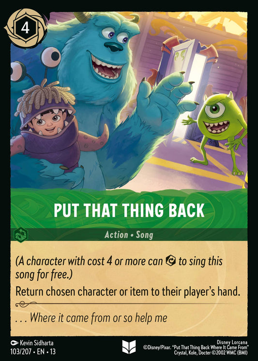 Set 13-103 Put That Thing Back | Uncommon