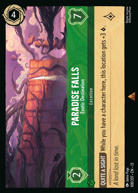 Set 13-108 Paradise Falls - Exotic Destination | Rare