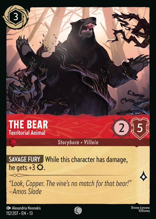 Set 13-112 The Bear - Territorial Animal | Common