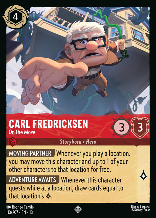 Set 13-113 Carl Fredricksen - On the Move | Super Rare