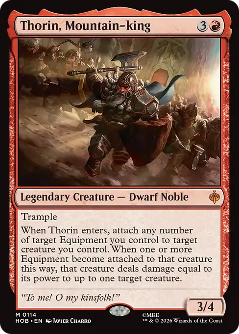 HOB-114 Thorin, Mountain-king | Mythic (EN)