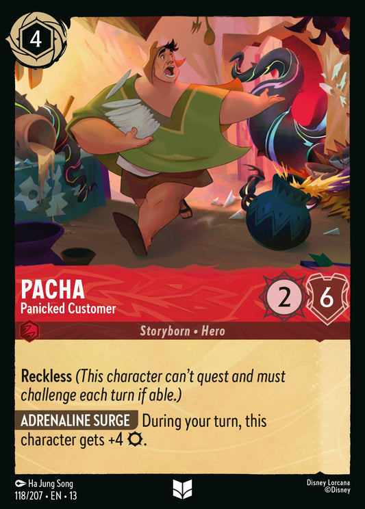 Set 13-118 Pacha - Panicked Customer | Uncommon