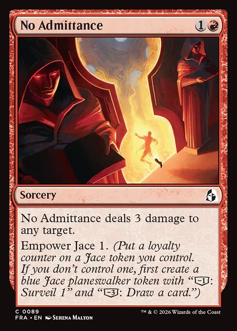 FRA-089 No Admittance | Common (EN)
