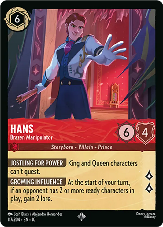 Set 10-117 | Hans - Brazen Manipulator | Super Rare