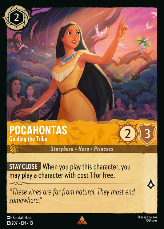 Set 13-12 Pocahontas - Guiding the Tribe | Rare