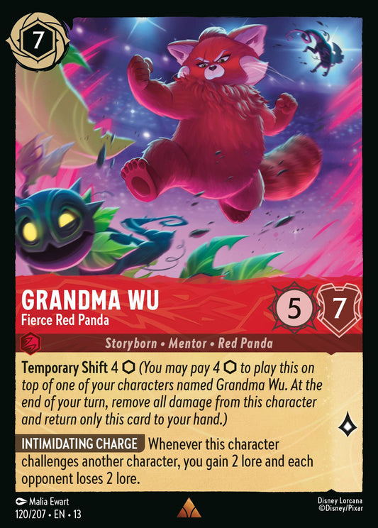 Set 13-120 Grandma Wu - Fierce Red Panda | Rare