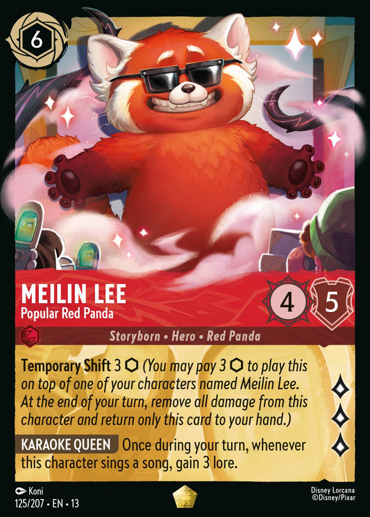 Set 13-125 Meilin Lee - Popular Red Panda | Legendary