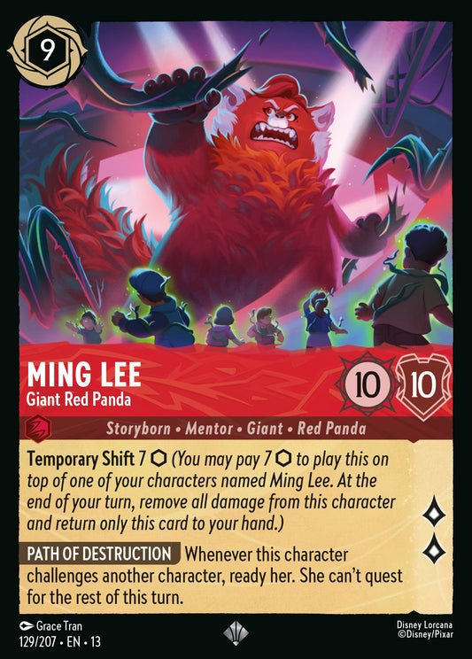 Set 13-129 Ming Lee - Giant Red Panda | Super Rare