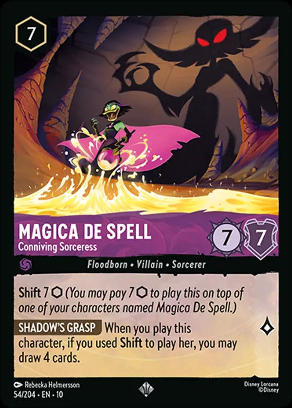 Set 10-054 | Magica De Spell - Conniving Sorceress | Super Rare