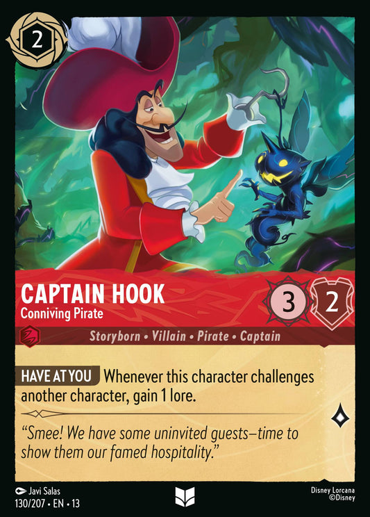 Set 13-130 Captain Hook - Conniving Pirate | Uncommon