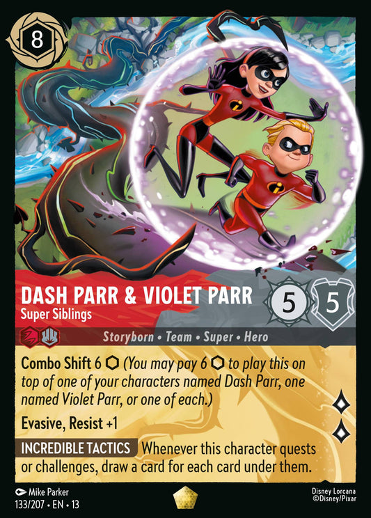 Set 13-133 Dash Parr & Violet Parr - Super Siblings | Legendary