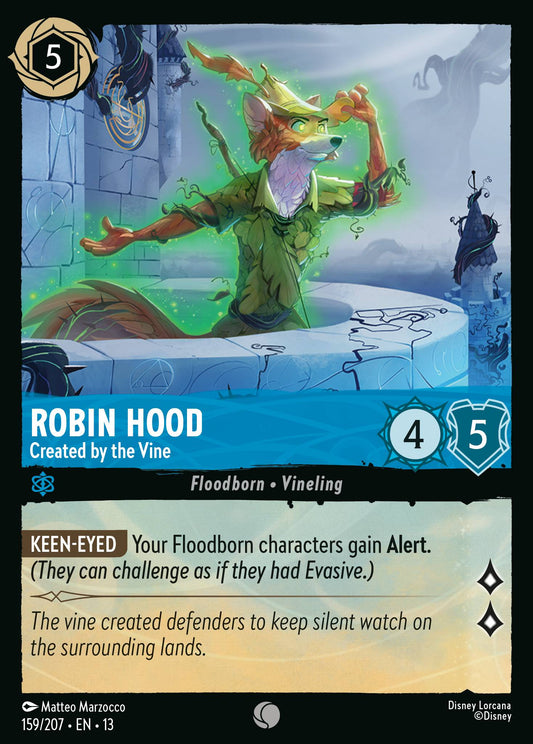 Set 13-159 Robin Hood - Created by the Vine | Common