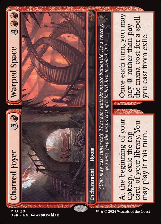 DSK-129 Charred Foyer // Warped Space | Mythic (EN)